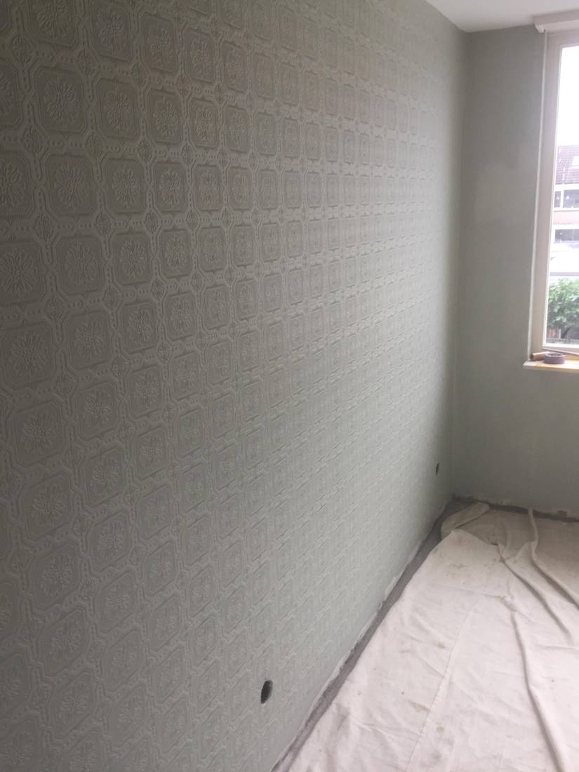 Voorbereiding behangwerk